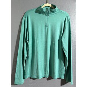 01. Algo Boys Quick Dry Performance Quarter Zip Pullover Long Sleeve XL NWOT